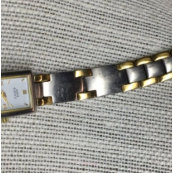 Anne Klein II Ladies Watch As Is Silver Gold 10/6059 753H White Quartz Mvmt main image 7